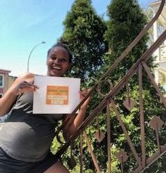 Une coureuse devenue maman